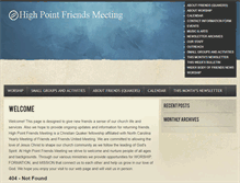 Tablet Screenshot of highpointfriends.org